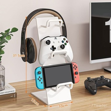 🎉家居好物🛒遊戲手柄支架桌麵收納掛架xboxps5switch遊戲機耳機架創意通用 LGXT