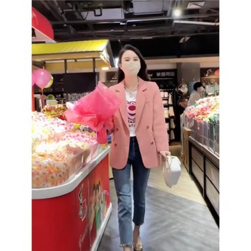 法式名媛小香風高級感西裝外套女2023早春小個子穿搭休閑炸街上衣