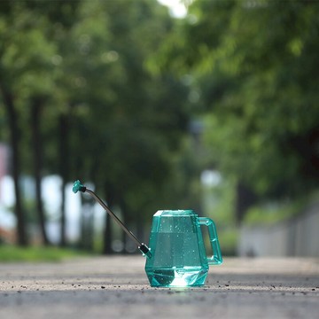 園藝工具不銹鋼長嘴塑料灑水壺家用澆花壺八邊形淋花盆栽澆水養花