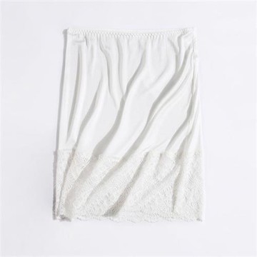 【米蘭精品】真絲短裙桑蠶絲半身裙-蕾絲花邊防走光內穿女裙子3色74fd6