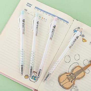 英士ACE爪力跳動中性筆/GR-110/黑芯x2+藍芯x4/0.38mm/6支/包