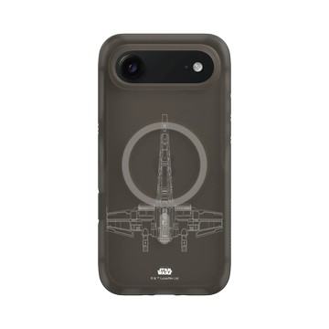 iPhone Air AirX 本質黑 - 迪士尼-星際大戰 Star Wars - X戰機-線條白