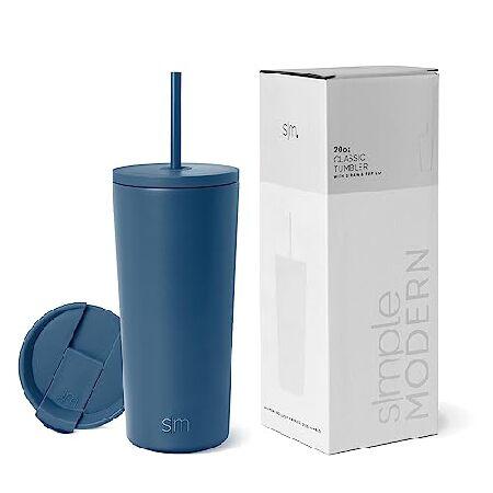 Simple Modern Tumbler With Handle And Straw Lid,insulated Cup Reusable  Stainless Steel Water Bottle Travel Mug Cupholder Friendly,gifts For Women  Men Him Her - Temu