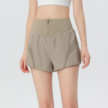 【巴黎精品】現貨+預購 女運動服瑜珈褲運動短褲瑜珈服居家運動服親膚透氣-高腰寬鬆速乾防走光女褲子a1jo52