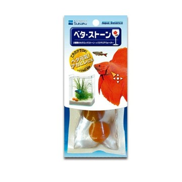 P老闆水族~SUISAKU水作《鬥魚專用 神奇淨水石》2入，硝化菌，可分解阿摩尼亞、亞硝酸、穩定PH值