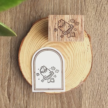 萬歲春天橡皮印章