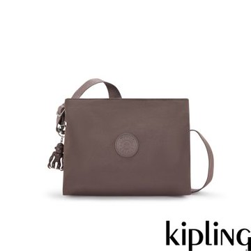 Kipling 木質棕簡約側背包-FABYA