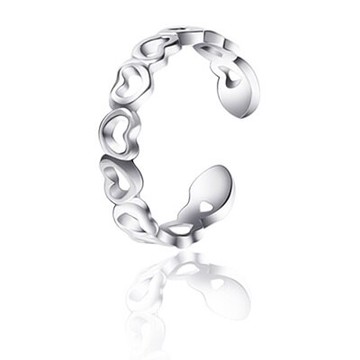 現貨+預購 925純銀戒指 銀飾-愛心造型迷人吸睛流行母親節生日情人節禮物女配件73ae133【獨家進口】【米蘭精品】