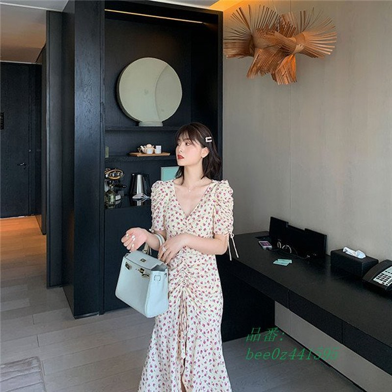 サイズ有s M L リゾートワンピース 夏ワンピース リゾートフローラルスカート 結婚式 大人可愛い リゾートワンピ きれいめ 花柄 通販 Lineポイント最大0 5 Get Lineショッピング
