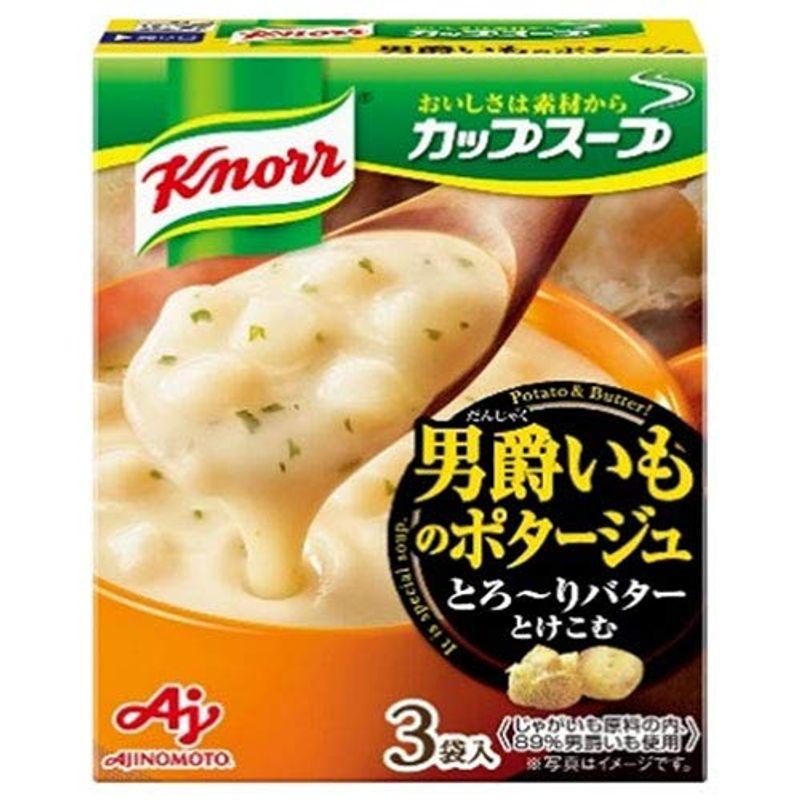 味の素 クノール カップスープ 男爵いものポタージュ (17.6g×3袋)×10箱入×(2ケース)