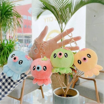 小章魚吊飾 章魚公仔 包包掛件 網紅 八爪 翻轉章魚 毛絨玩具 掛飾 玩偶 章魚哥 布娃娃 幼兒禮物 101