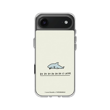 iPhone Air Clear Case（相機按鈕） 透明 - ilovedoodle (Lim Heng Swee) - Dododo Do It Later 鯊魚