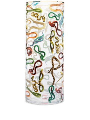 Seletti - Toiletpaper Snakes vase - unisex - glass - One Size - Green