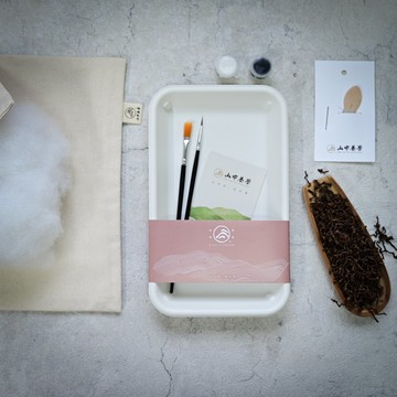 山中做 -茶香抱枕 材料組