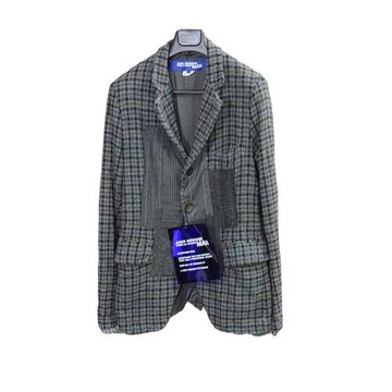 Junya Watanabe 渡邊淳彌 2013AW經典名品灰色縮絨拼接西裝 S碼