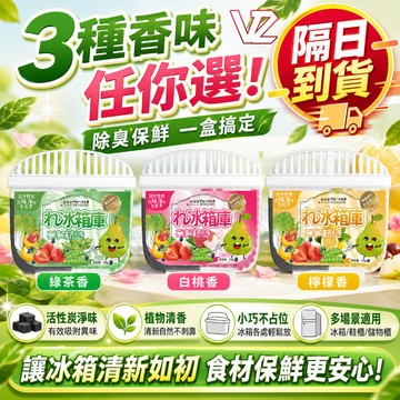 【隔日到貨】冰箱除臭劑 冰箱除味劑 除臭活性炭 傢用清潔劑 凈化神器 雙腔除味盒 冰箱除臭器 冰箱除味 冰箱除臭