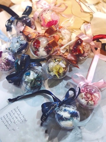 - WM - 乾燥花小花球 買十送一 婚禮小物 壓克力花球 乾燥花