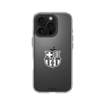 iPhone 16 Pro Clear 透明 - FC Barcelona - Stealth Crest