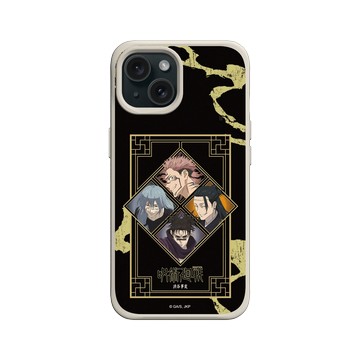 iPhone 15 SolidX 貝殼灰 - Jujutsu Kaisen 咒術迴戰 S2 - 澀谷事變戰鬥系列-咒靈組合