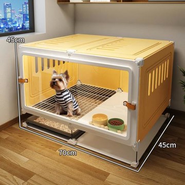 寵物狗籠子小型犬帶廁所分離狗窩一室一廳一衛廁所一體狗別墅室內