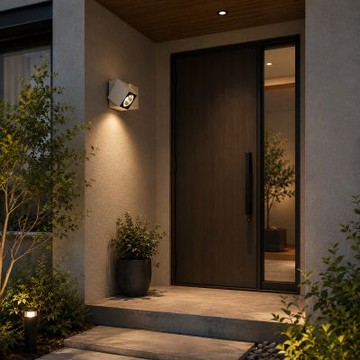 H&R安室 幾何階梯 可調式單燈LED戶外壁燈 景觀燈 庭園燈 兩色任選HR23111
