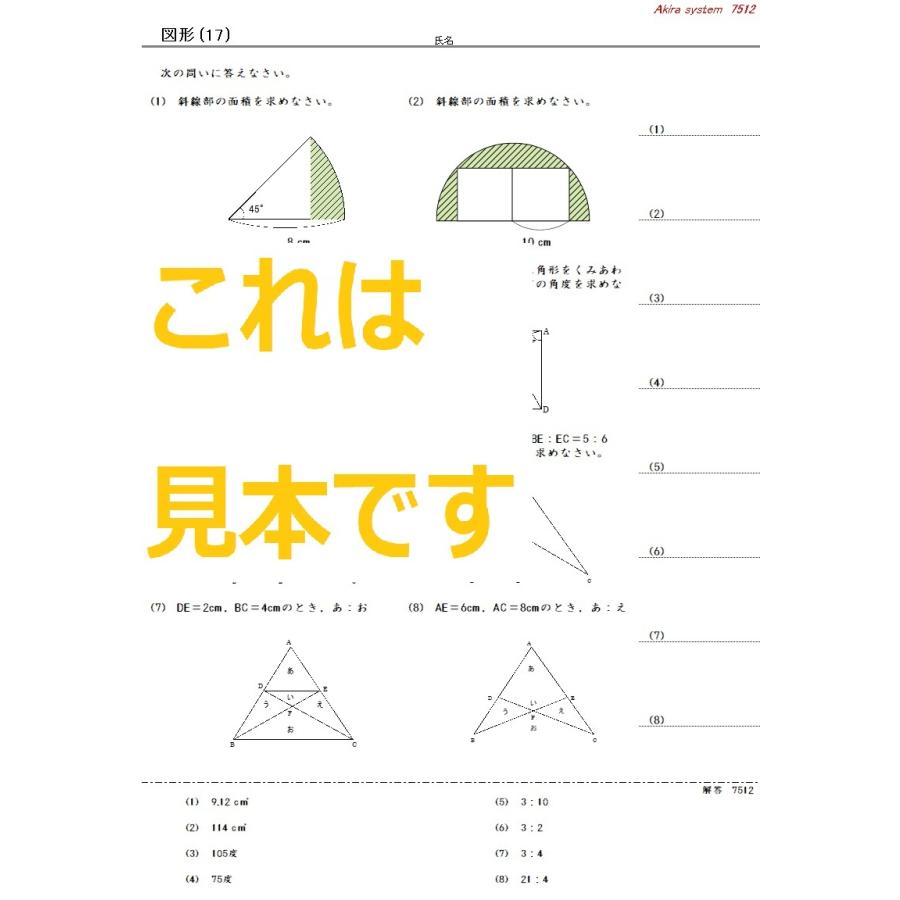 中学受験算数 図形総合