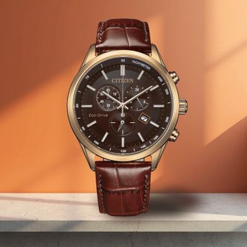 CITIZEN 星辰 Eco-Drive 光動能計時腕錶 手錶 男錶-42mm AT2573-07X