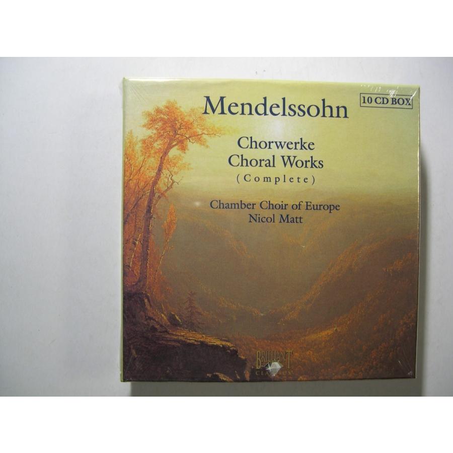 Mendelssohn   Choral Works (complete)   Chamber Choir of Europe 10 CDs    CD