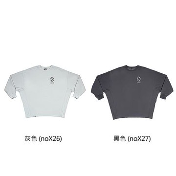 KANGOL 長袖上衣 寬版圖騰薄T 中性款 65551070