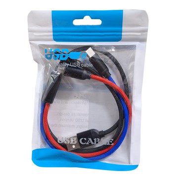 德利生活 3合1 3色充電線  40cm  1條  紅色+藍色+黑色