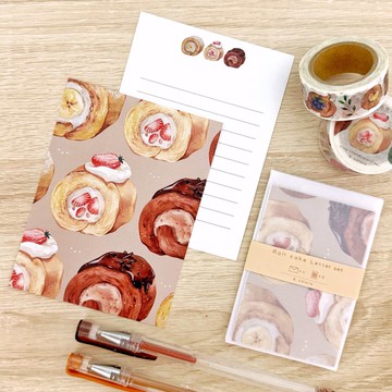 瑞士捲 迷你信紙組