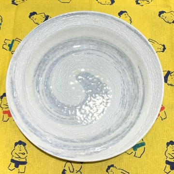 日本製 白刷毛  7湯皿 餐盤  尺寸：20*4cm