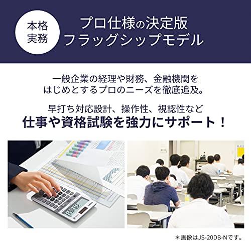 送料無料 カシオ 本格実務電卓 12桁 日数時間計算 グリーン購入法適合 デスクタイプ DS-20DC-N