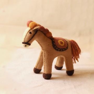 羊毛出在羊山上 羊毛氈 新年限定 馬 玩偶 馬上有錢