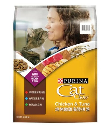 Cat Chow 貓乾糧燒烤嫩雞海陸拼盤 6.8公斤