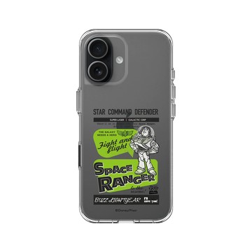 iPhone 17 Clear Case（相機按鈕） 透明 - 迪士尼-玩具總動員 Toy Story - 巴斯光年-美式風格