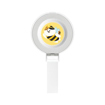 【插畫家聯名】周氏喵喵蜜蜂貓貓15W二合一磁吸支架無線充電器(手機+Watch)