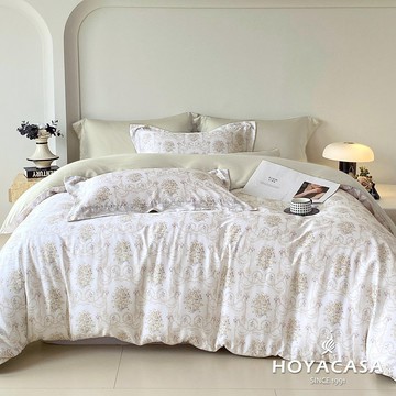 HOYACASA 60支抗菌天絲兩用被床包組｜南法莊園｜(單人/雙人/加大/特大)