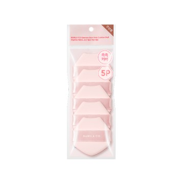 BANILA CO Essence Skin Pink Cushion Puff 5P