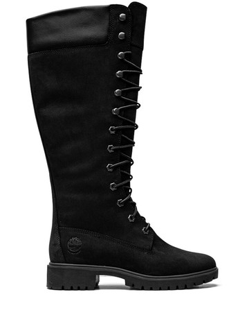 Timberland - 14 Inch Premium boots - women - Nubuck Leather/Rubber/Fabric - 5.5 - Black
