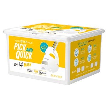 DEWYTREE 抽取式 Pick and Quick亮白面膜  30片  1盒