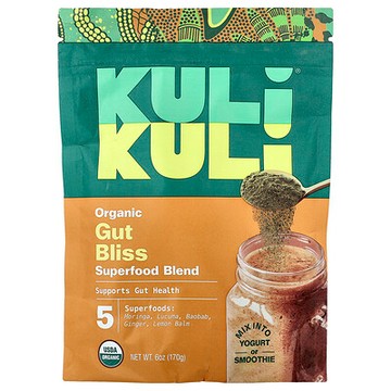 Kuli Kuli, 有機 SuperFood 混合物，腸道健康，6 盎司（170 克）