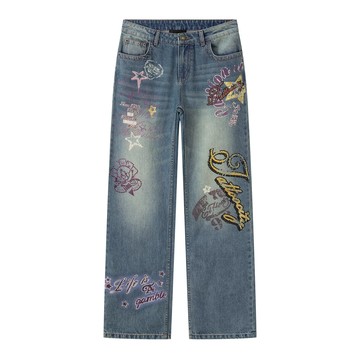 Ed Hardy 女士牛仔長褲