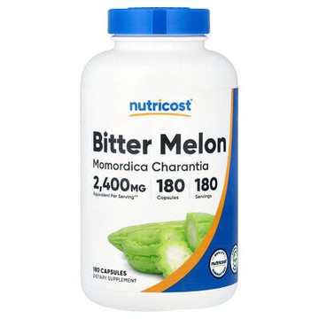 Nutricost, 苦瓜，2400 毫克，180 粒膠囊