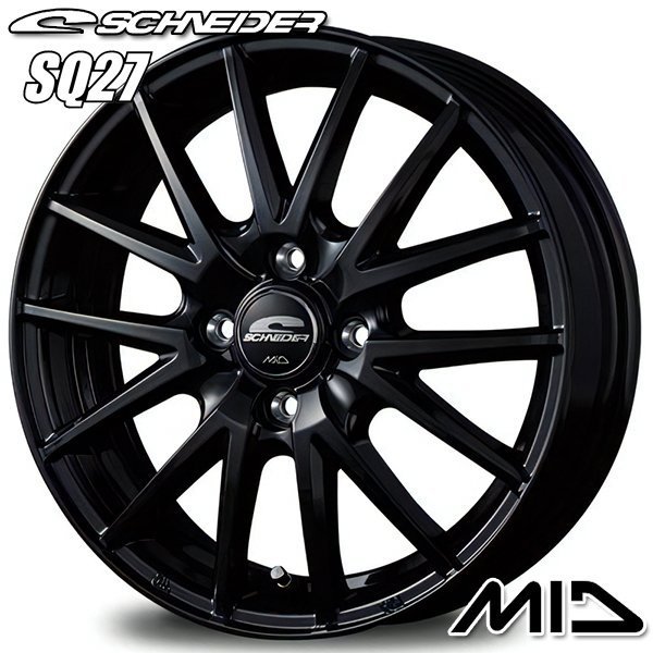 サマータイヤ ホイール4本セット 175/65R14インチ 4H100 MID