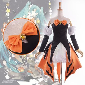 TCOS VOCALOID miku 初音cos服 初音萬圣節cosplay服裝女