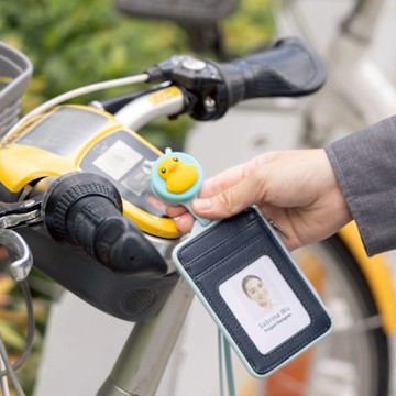 【Bone 蹦克】頸掛識別證套 真皮款 一卡通 感應逗扣 零錢包 皮夾 名片夾 一卡通 識別證套