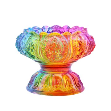 彩色八吉祥燈座  (保平安/除厄運/消業障)