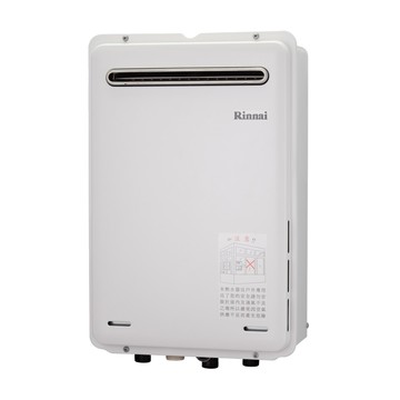 [林內] REU-A2426W-TR屋外型自然排氣式24L熱水器_天然NG1/RF式(日本原裝進口)天然瓦斯