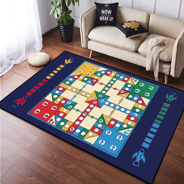 免運/可開票 快速出貨 早教兒童房飛行棋爬行卡通兒童地毯游戲益智墊子客廳臥室床邊地墊